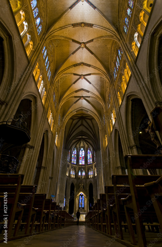 Principal Dome of Sainte-Marie de Bayonne Cathedral. France