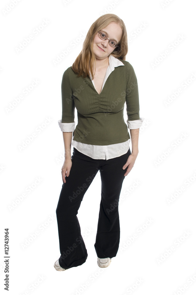 woman in casual dress woman in casual dress