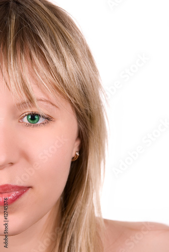 Half face portrait