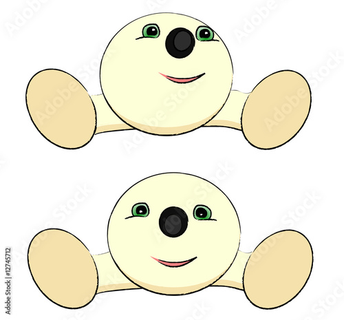 Cute round creature