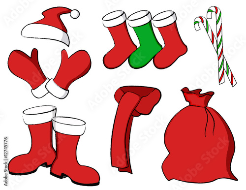 Xmas and New Year design elements