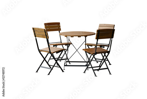 Obraz na płótnie stół i krzesła, table and chairs w salonie