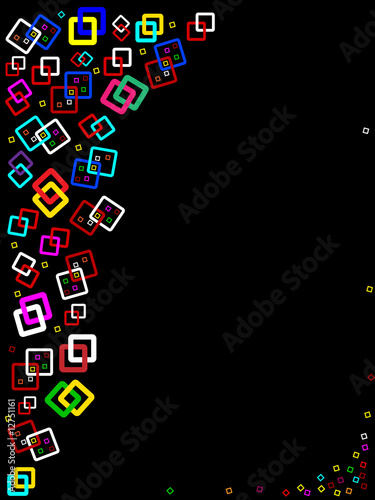 abstract colorful square background