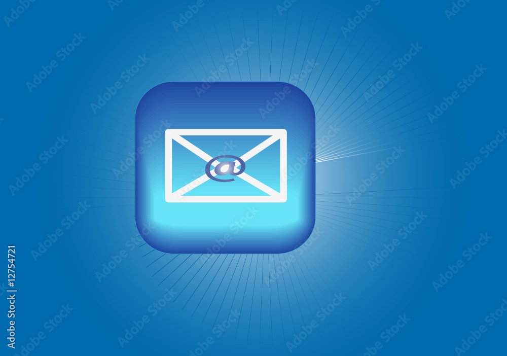 mail bleu