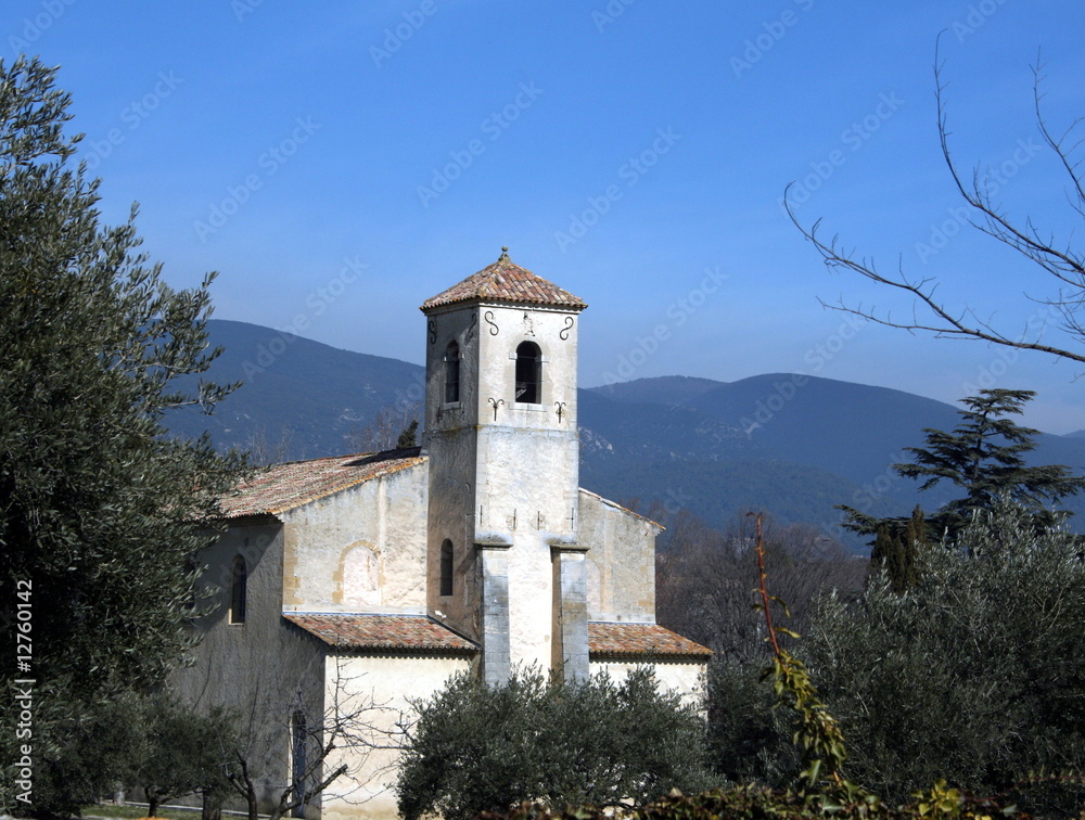 Fototapeta premium Lubéron - templa protestant