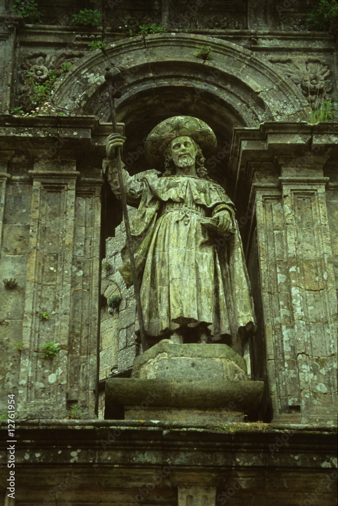 Statue de Saint-Jacques de Compostelle