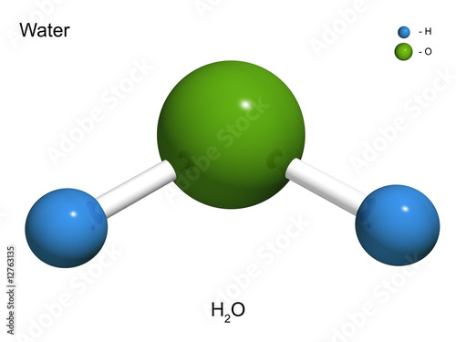 The isolated 3D model of water