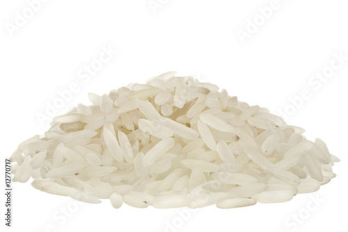 Long rice heap