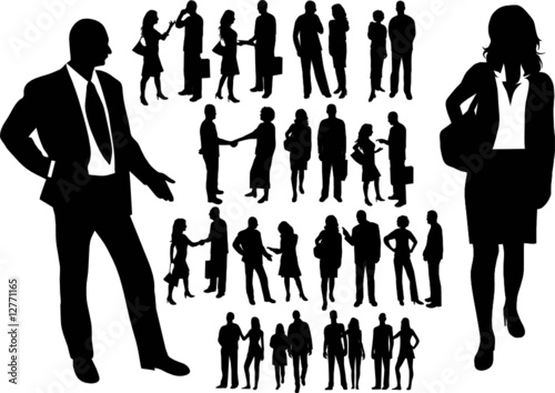 fashion man and sexy woman