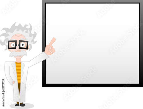 professor and whiteboard