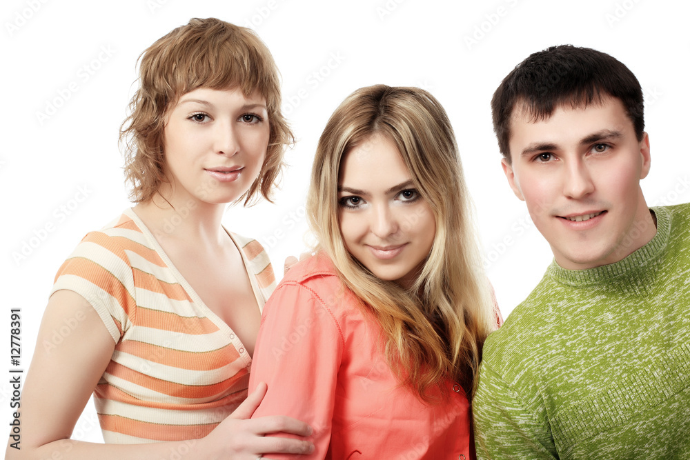 three of friends