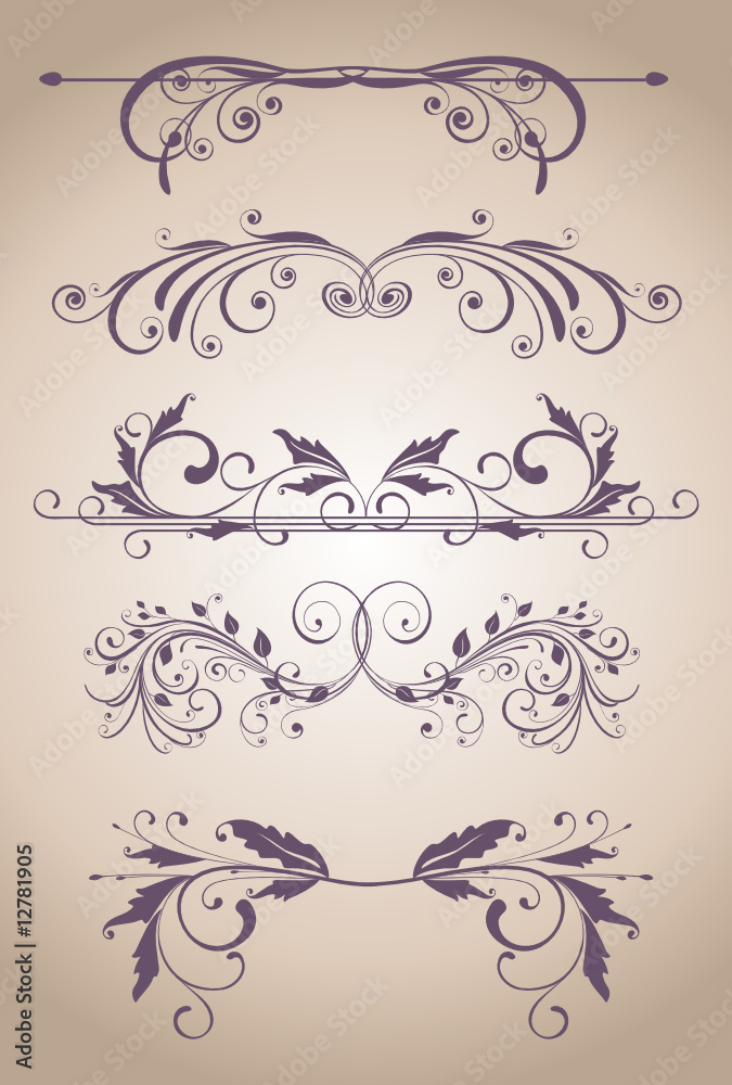 Naklejka premium vintage design elements