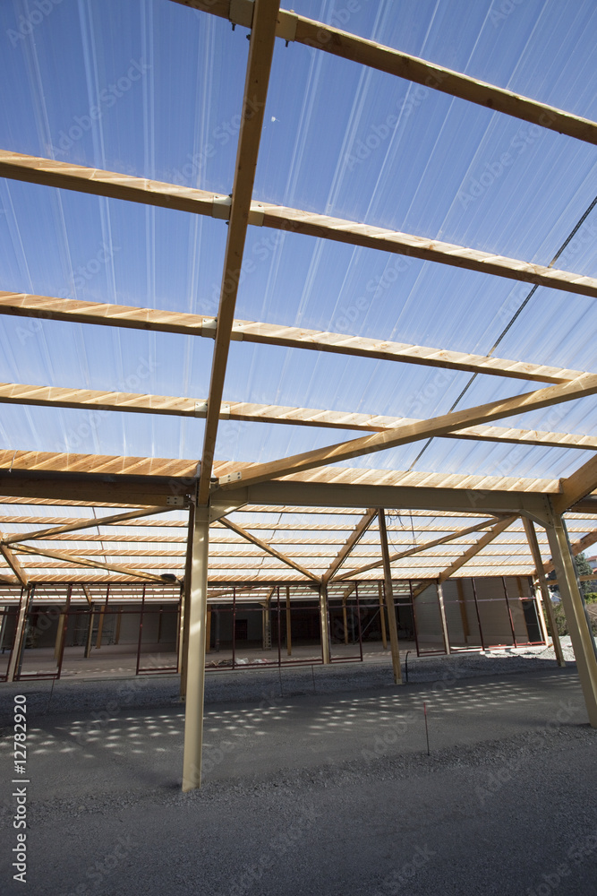 Obraz premium structure d'un entrepôt