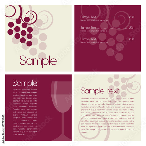 Wine brochure