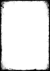 Computer designed grunge border