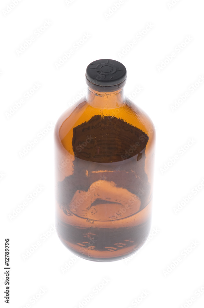 Medical bottle on white background Medical bottle on white background
