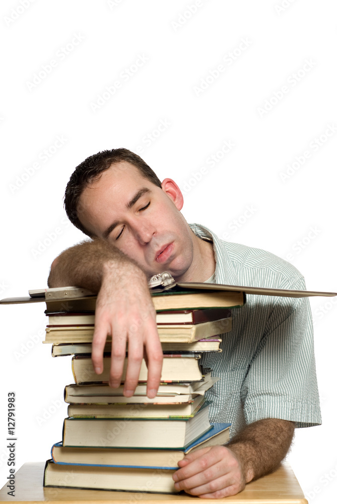 Snoozing Student Snoozing Student