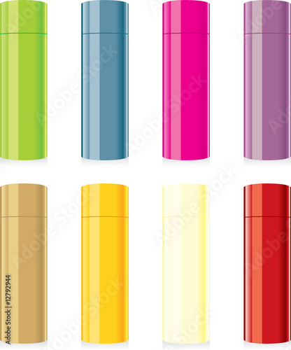 isolated cosmetics different set