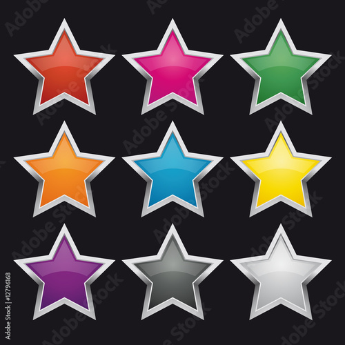 coloured stars