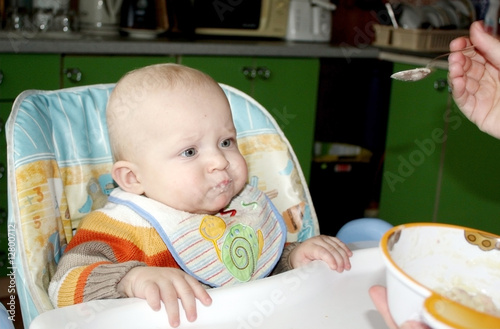 Eating baby photo