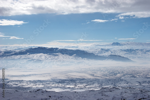 Winter snowy mountains near Mount Ararat, Turkey © Alexander Zotov