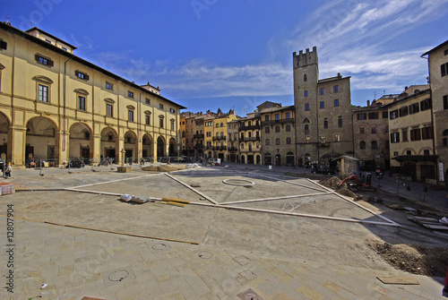 Arezzo, veduta di Piazza Grande
