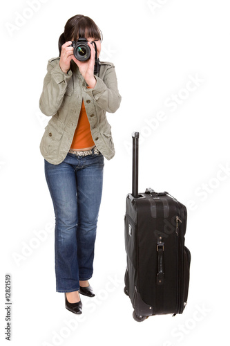 traveling woman photo