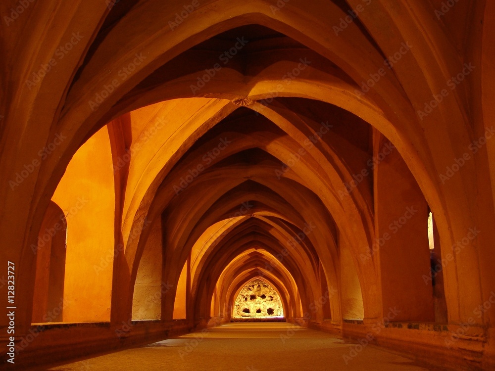 Fototapeta premium Royal Baths at the Alhambra, Seville