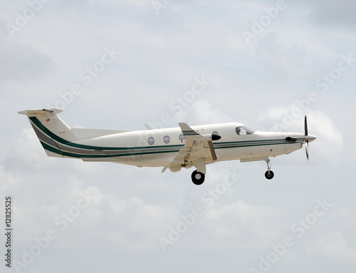 Turboprop airplane photo