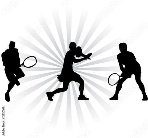 Tennis Silhouette