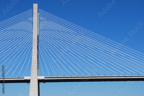'Vasco da Gama' Bridge over River 'Tejo' in Lisbon (Close) © Luis Santos