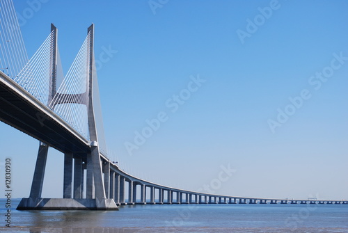 'Vasco da Gama' Bridge over River 'Tejo' in Lisbon (Horizontal)