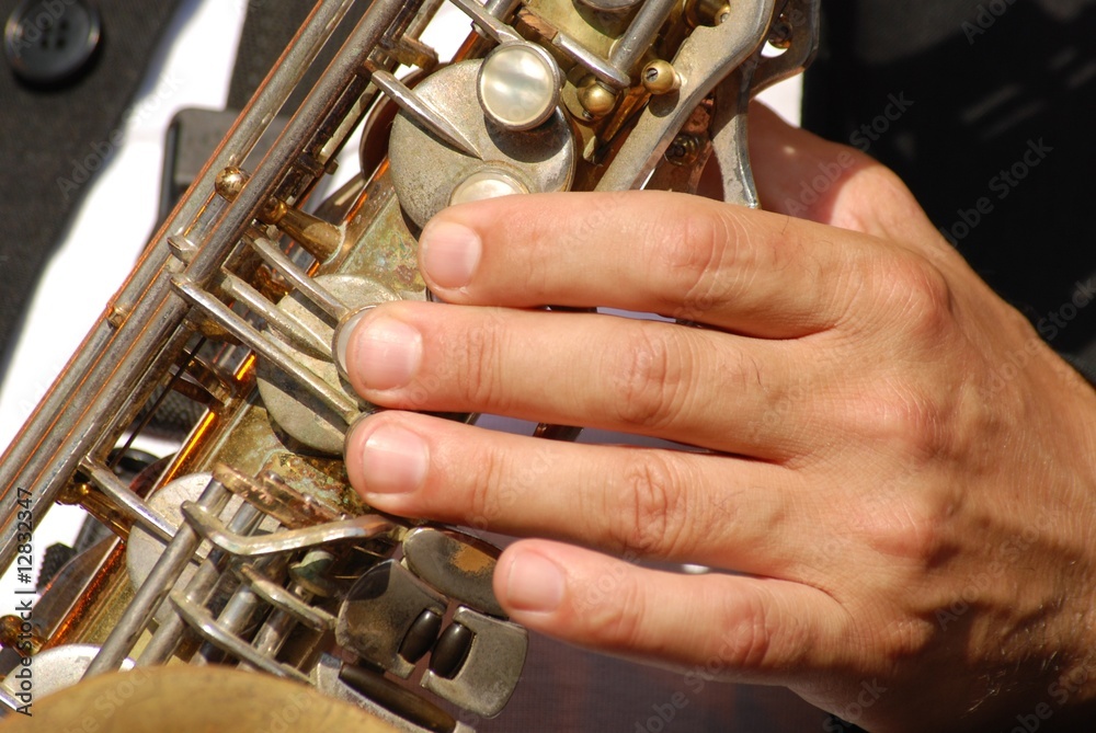 Fototapeta premium sax player