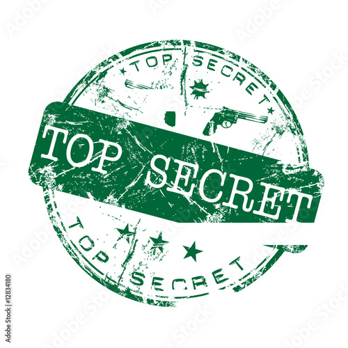 Top secret rubber stamp