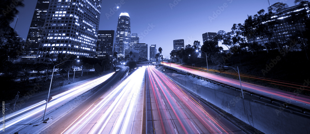 Obraz premium Highway city traffic