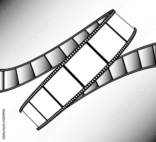 vector movie/photo film - illustration on gradient background