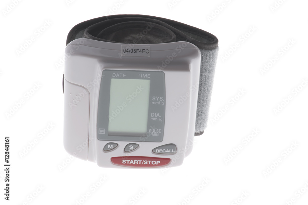 Fototapeta premium blood pressure monitor macro