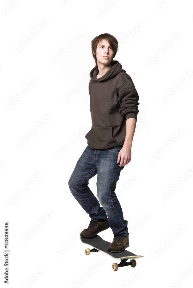 Man on a skateboard Man on a skateboard