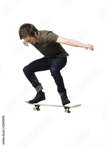 Man on skateboard