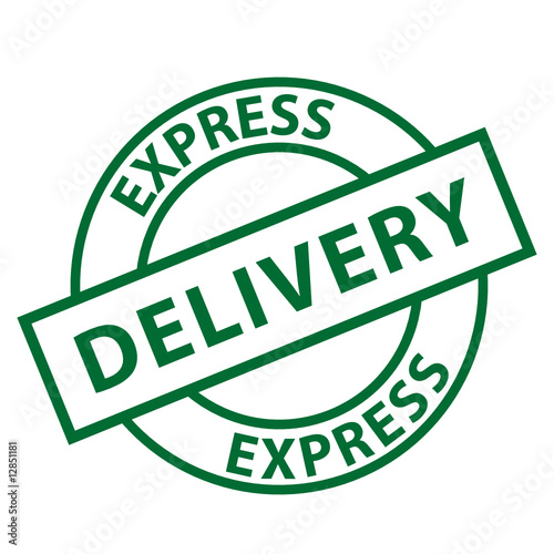 "Express Delivery" stamp (green)