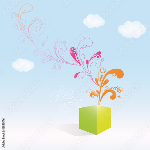 boite a fleurs