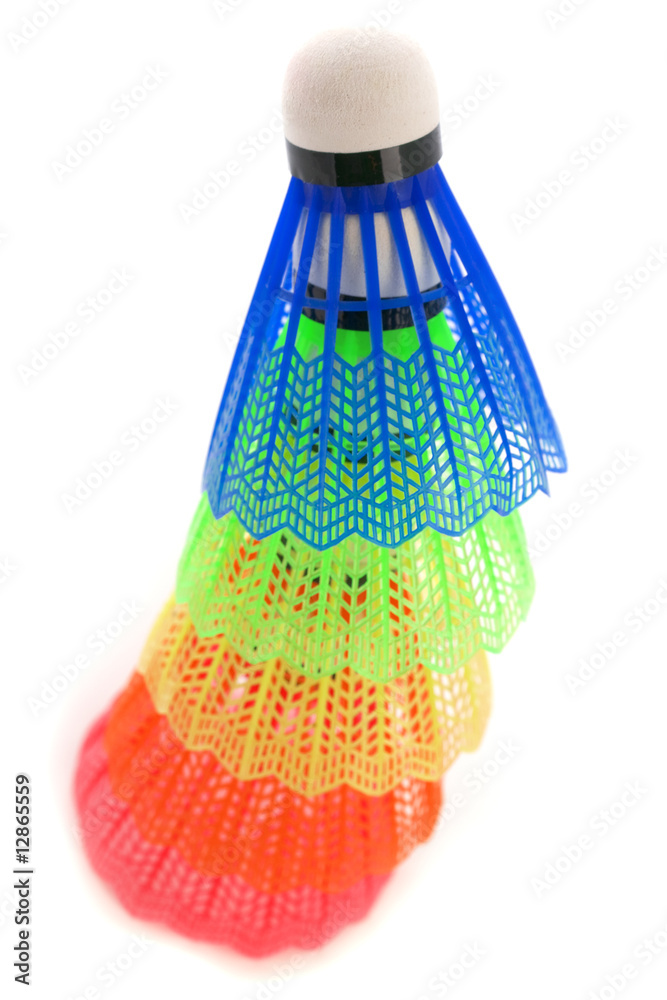 Colorful shuttlecocks for badminton