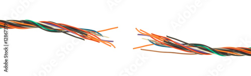 Cable cut in the middle