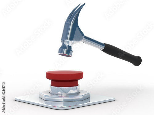 hammer in button. Isoladet ...