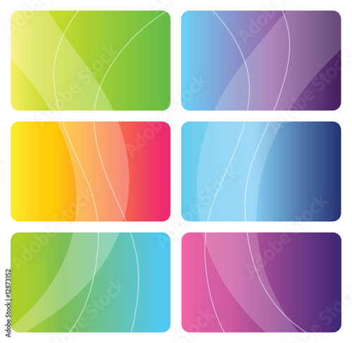 Colorful business card