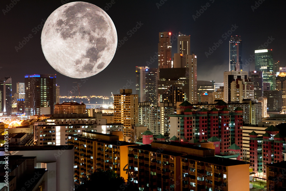 Moon Night City