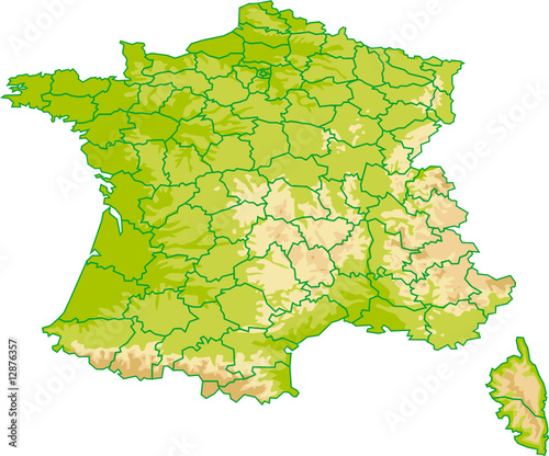 FRANCE Département - Vecteurs