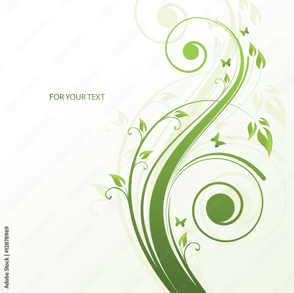 abstract floral background with space for text abstract floral background with space for text