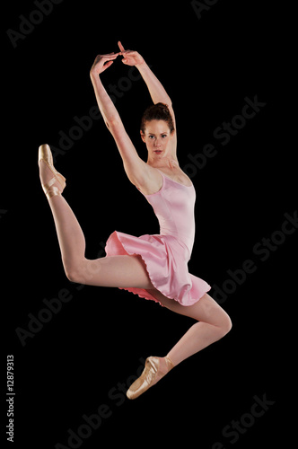 Ballerina performing