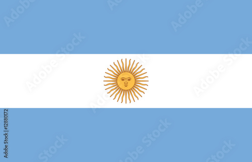 flag of argentina photo